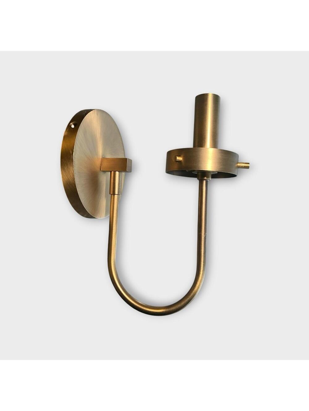 Troy Lighting Maple Wall Sconce B3414-PBR Base Only No Glass Brass
